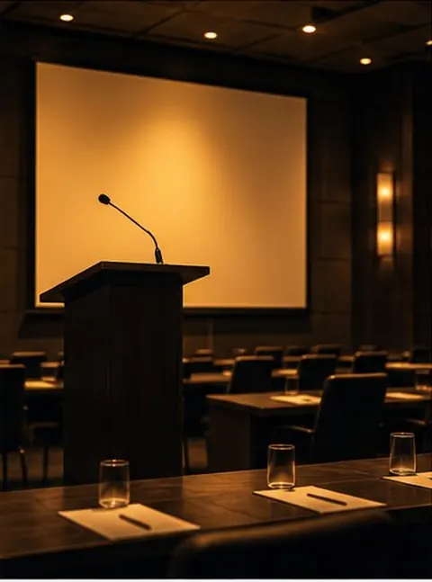 会議室の演台
